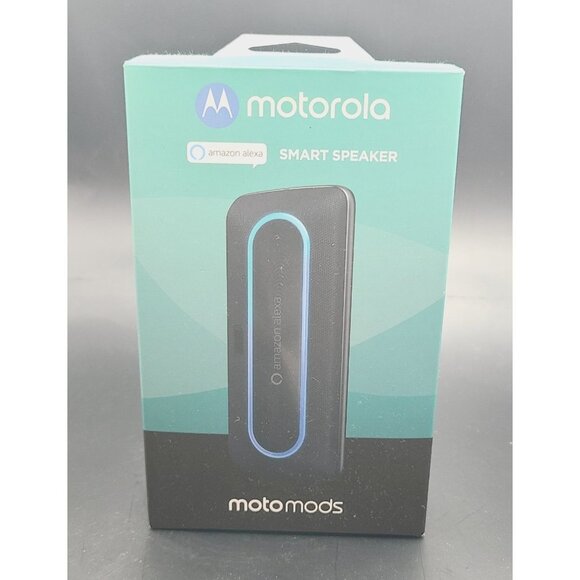 Motorola Moto Smart Speaker With Alexa Hands Free Audio New Opened Box - Picture 1 of 5